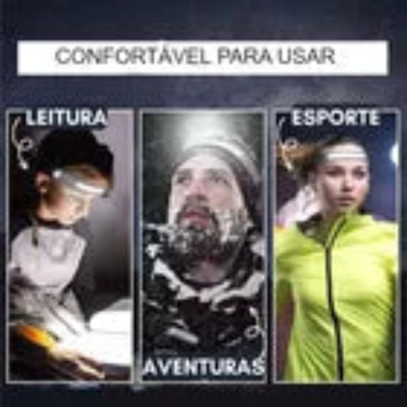 Lanterna de Cabeça - IMPERMEÀVEL