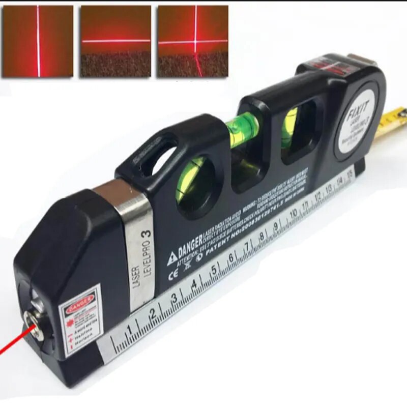 Ferramenta de Medição 4 em 1 - Nível Laser