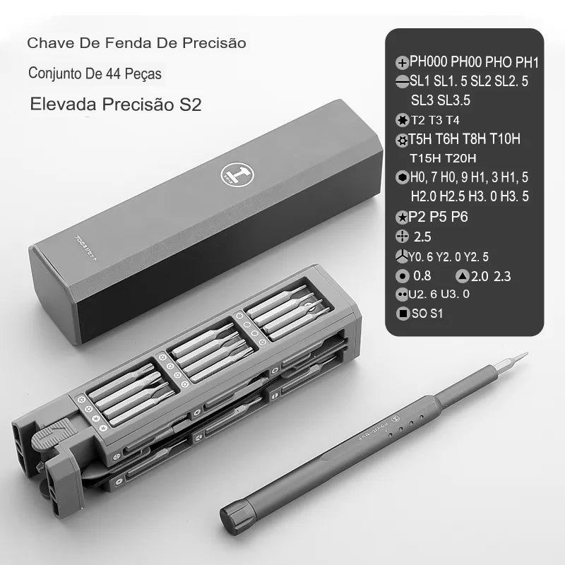 Conjunto de Chave Magnética Multifuncionais 44 Em 1