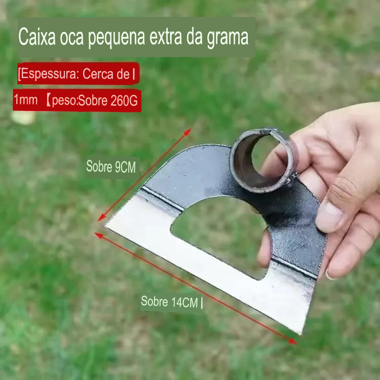 Enxada de aço portátil para jardinagem