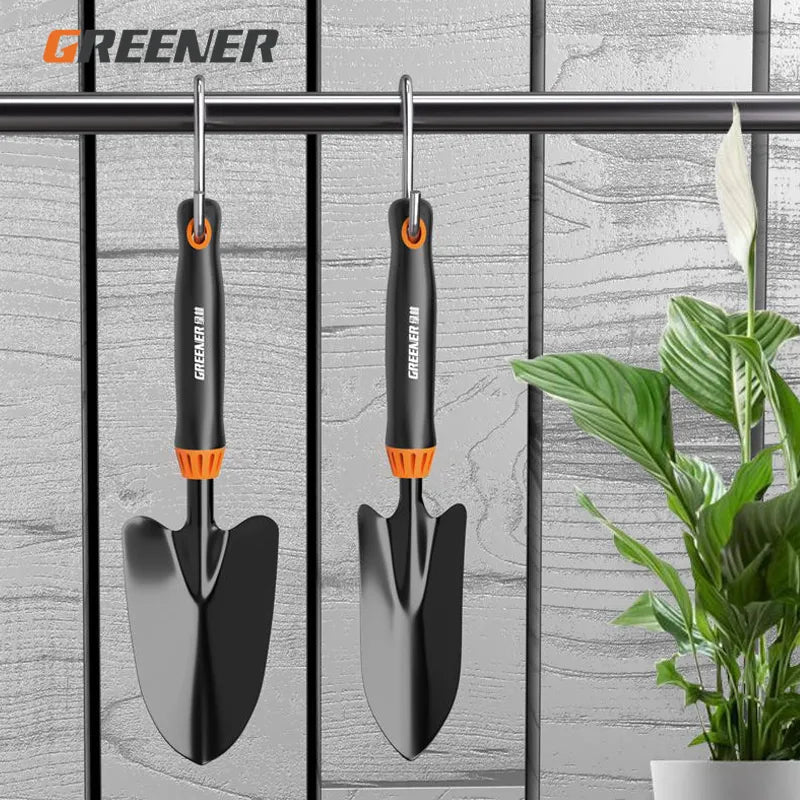 Kit De Jardinagem Com 3 Ferramentas Rastelo, Pá E Garfo Aço