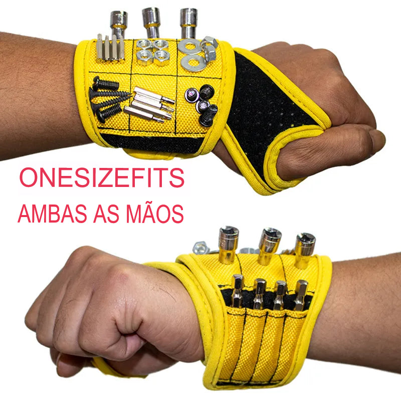 Pulseira Magnética para Ferramentas e Parafusos