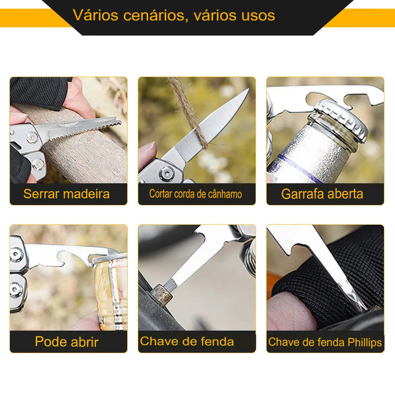 Alicate dobrável portátil - Multiferramentas