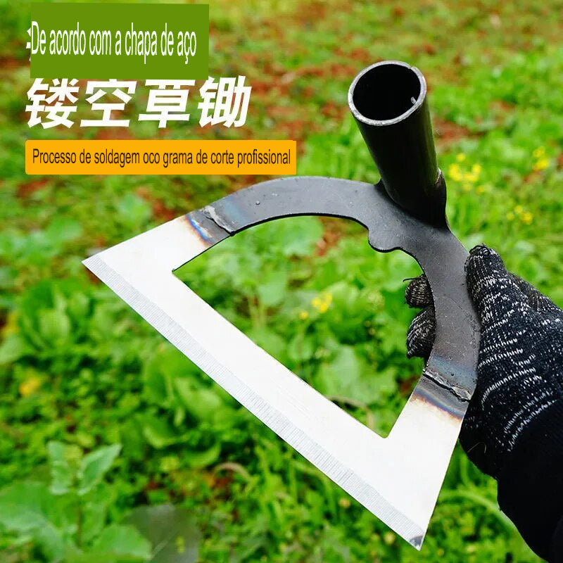 Enxada de aço portátil para jardinagem