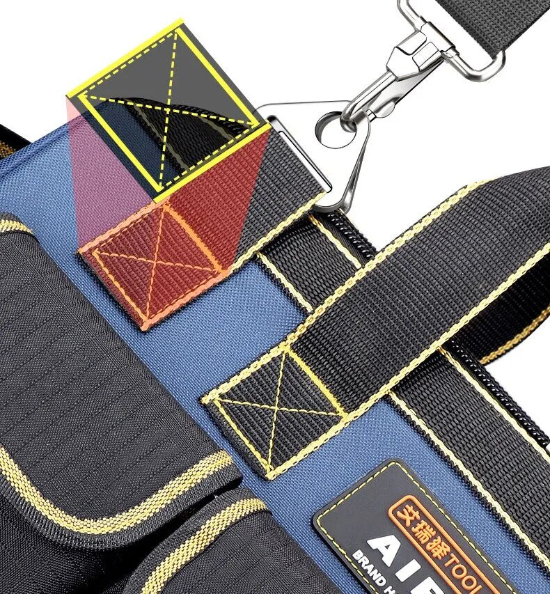 MasterBAG Bolsa para Ferramentas Profissional - Lona Impermeável Alta Resistência