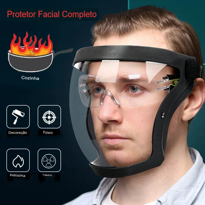Mascara de Proteção Facial Ultra Reforçada - Mais Segurança no Seu Trabalho
