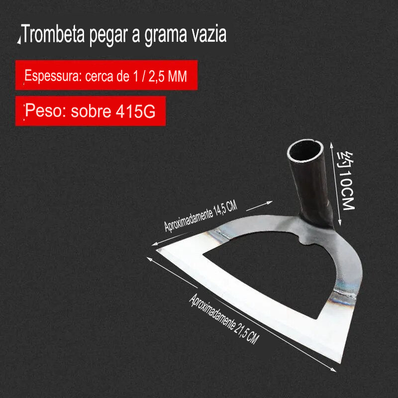 Enxada de aço portátil para jardinagem